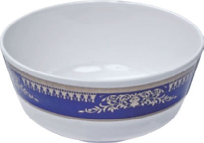 Picture of B6548- Indian Round Katori 3.5" Blue Crown