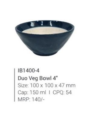 Picture of IB1400 - 4" Duo Veg Bowl