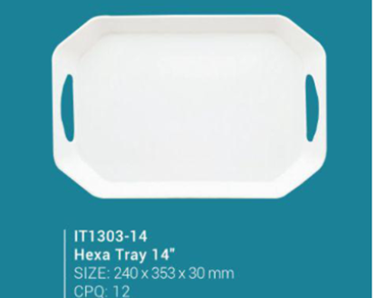 Picture of IT1303-14" Hexa Tray (MF)