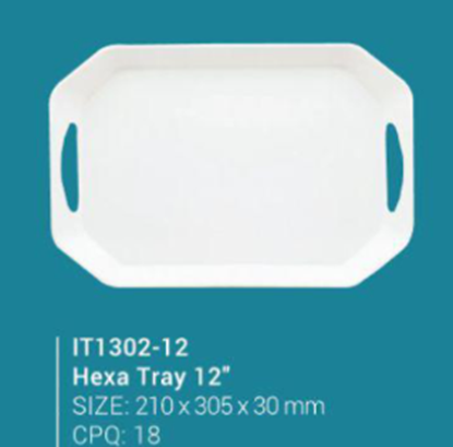 Picture of IT1302-12" Hexa Tray (MF)
