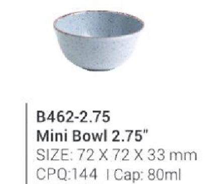Picture of 13MP19246200S - B462-2.5 Round Bowl Assorted Color (SF144)
