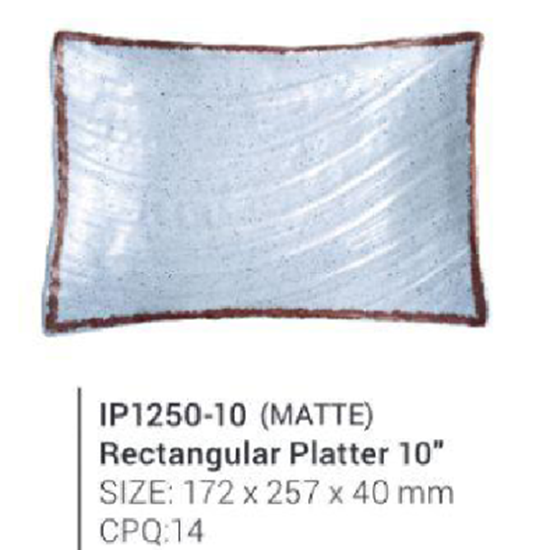 Picture of IP1250-10 Rectangular Platter 10"