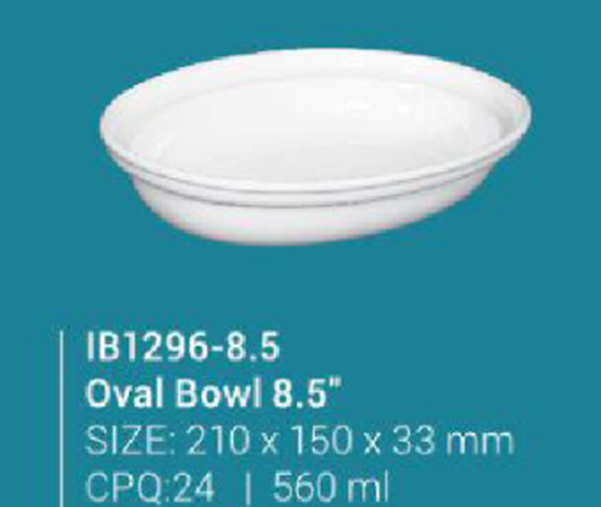 Picture of IB1296-8.5" Oval Snack Bowl (MF)