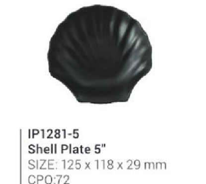 Picture of IP1281-5" Shell Plate Matte (MF)