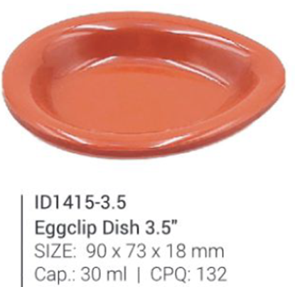 Picture of ID1415-3.5 Eggclip Dish 3.5"