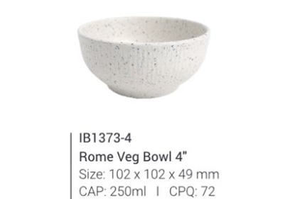 Picture of IB1373 Rome Veg Bowl 4"