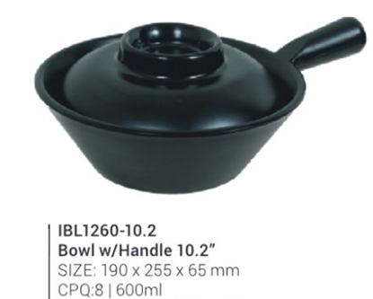 Picture of IB1260-10.2 Bowl W/handle white